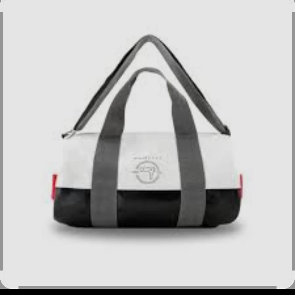FHi Heat Stylish Black and White Men's Bag